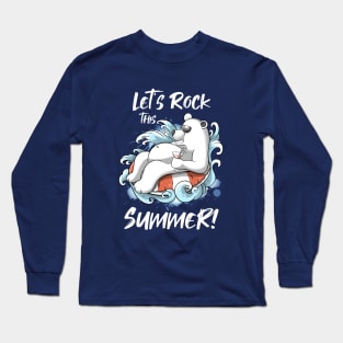 Summer Bear Long Sleeve T-Shirt